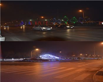 寧夏節(jié)日亮化項目北客站