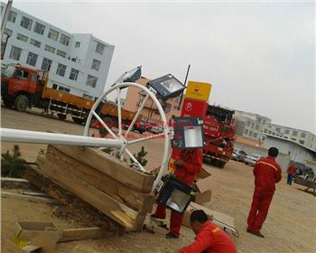 甘肅廣場高桿燈-甘肅鄂爾多斯