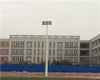 陜西西安藍(lán)田縣職教中心操場(chǎng)亮化高桿燈項(xiàng)目