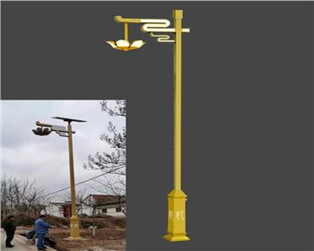 青海寶雞鳳翔美麗鄉(xiāng)村太陽能路燈項目